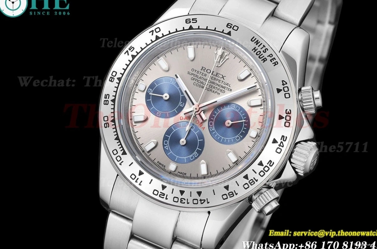 GDF SS SS A3836 Blue Grey Daytona 40mm 0425